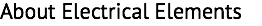 About Electrical Elements